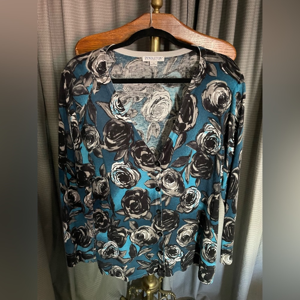 Pendleton Cardigan Woman’s Sz 2XL